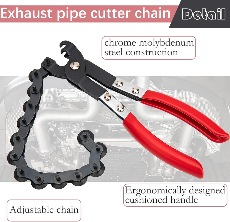 9TH SHOP Exhaust Pipe Cutter Tool and Hanger Removal Pliers - Effortlessly Cut and Disassemble Exhaust Pipes - Perfect for Auto Repair - Image 4